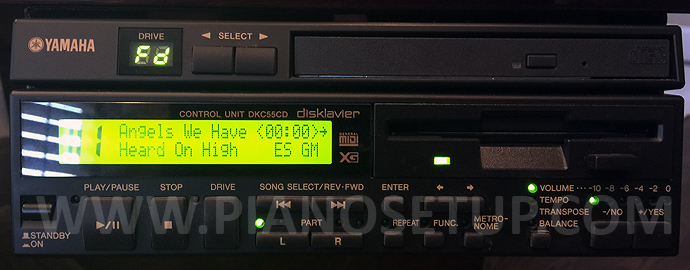 yamaha disklavier DKC55CD